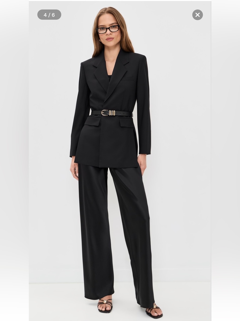 Theory $495 Relaxed Fit Blazer in black
